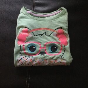 A cat winter long sleeve shirt